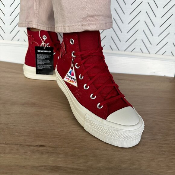 ⭐Converse Chuck Taylor All Star Lift 3D Floral 7.5 Womens Shoes Sneaker A12810C - Picture 6 of 13